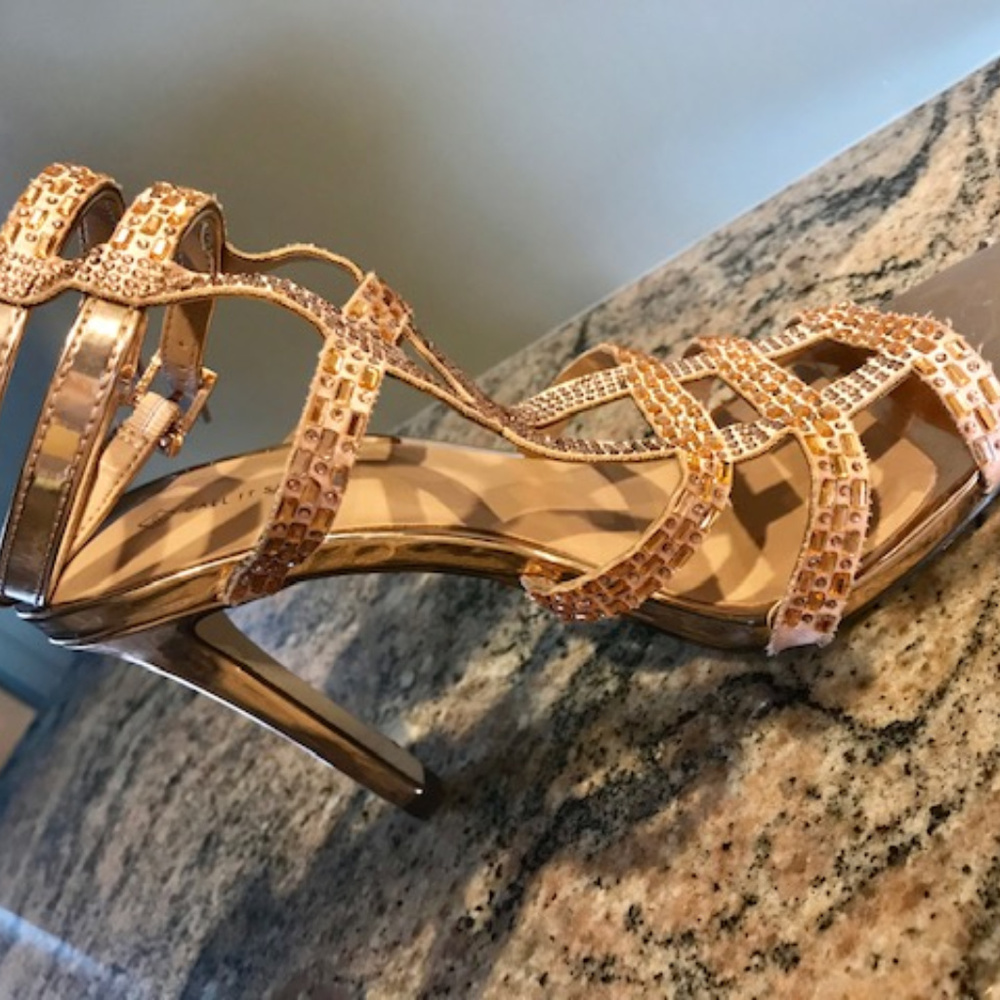 Rose Gold Call IT Spring Heels Shoes - Size 7.5